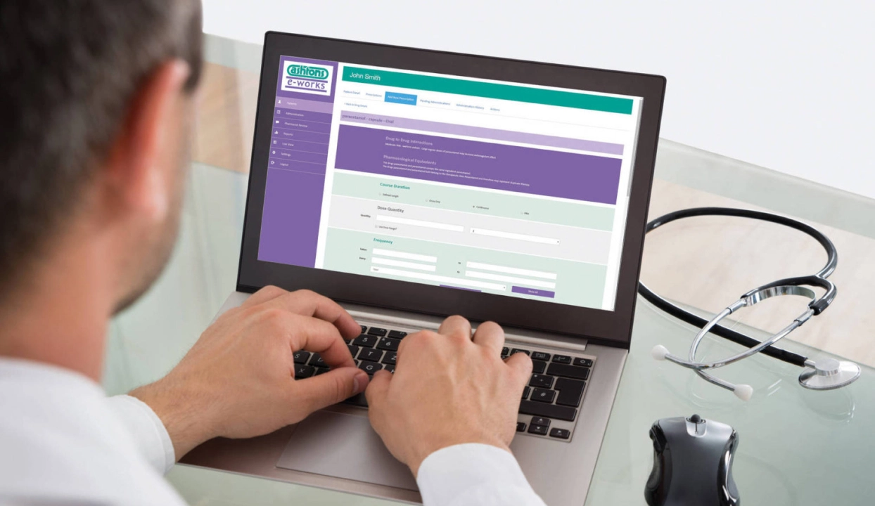 digital prescription and records portal