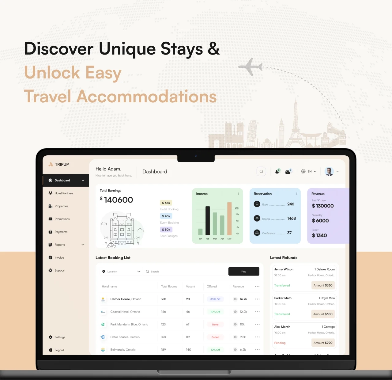 hotel booking app