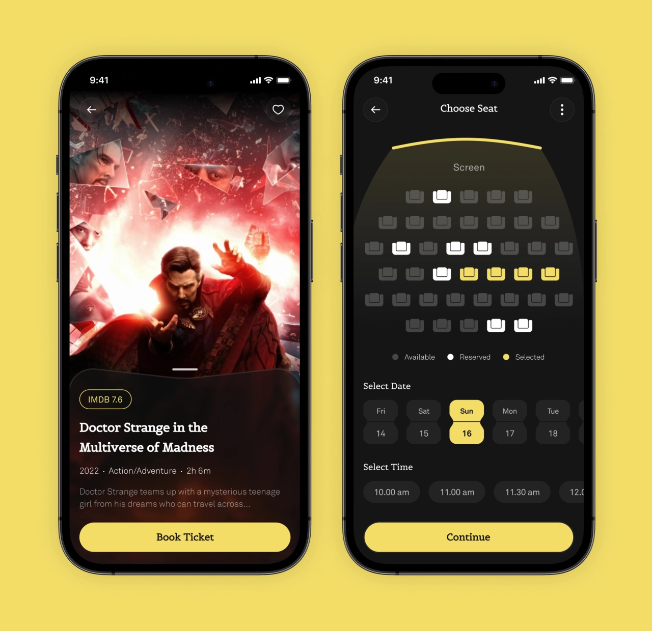 movie ticket booking app